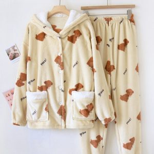 Pyjama Pilou Pilou femme motif animal doux et confortable