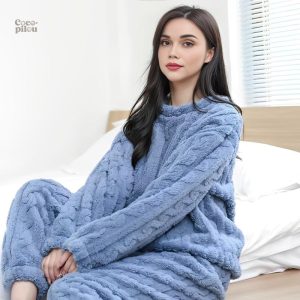 Pyjama Pilou Pilou bleu doux et confortable pour une nuit agréable
