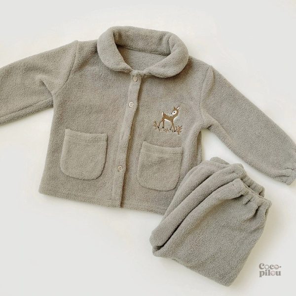Ensemble pyjama pilou pour enfant, style cocooning