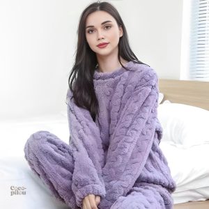 Pyjama Pilou Pilou violet doux et confortable