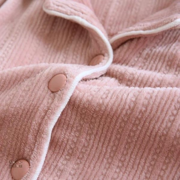 Pyjama femme en tissu polaire ultra doux et agréable