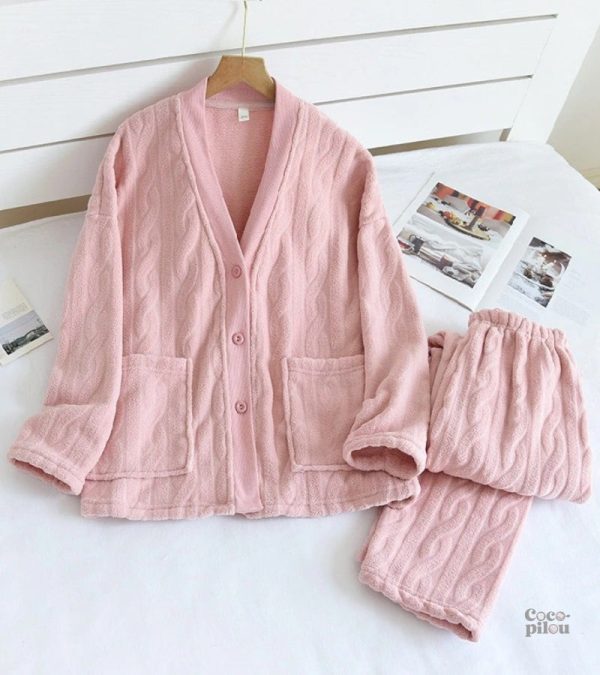 pyjama-velours-femme-1 Pyjama velours femme confortable et doux