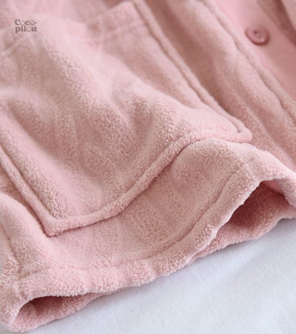Pyjama pilou pilou femme, style décontracté