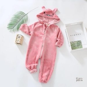Pyjama zippé Pilou Pilou pour bébé en tissu doux