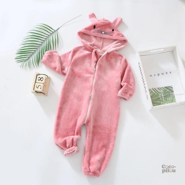 pyjama-zippe-bebe-1 Pyjama zippé Pilou Pilou pour bébé en tissu doux