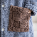 Robe de chambre douce et chaude pour homme Pilou Pilou