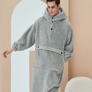 Robe de chambre douce et confortable pour homme