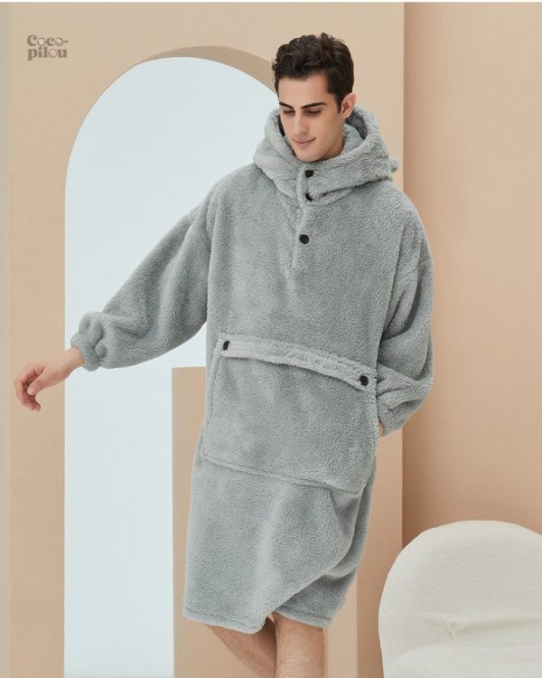 Robe de chambre douce et confortable pour homme