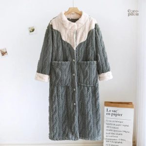 Robe de chambre cocooning Pilou Pilou pour femme