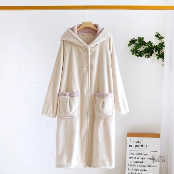 robe-de-chambre-douillette-femme-1 Robe de chambre douillette femme Pilou Pilou