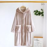 Robe de chambre polaire femme confortable et douce