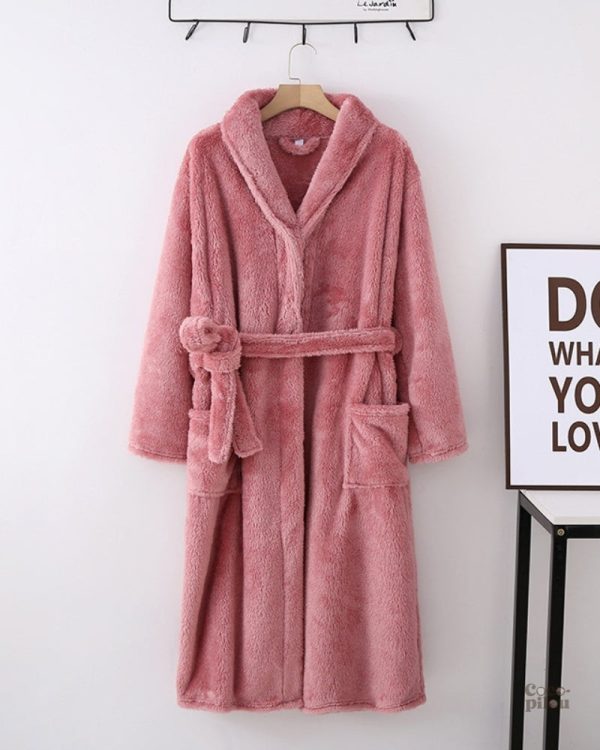 robe-de-chambre-femme-tres-chaude-laine-1 Robe de chambre femme chaude en laine Pilou Pilou