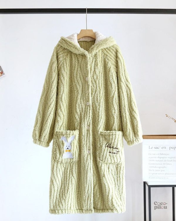 robe-de-chambre-fourrure-1 Robe de chambre en fourrure Pilou Pilou pour femme