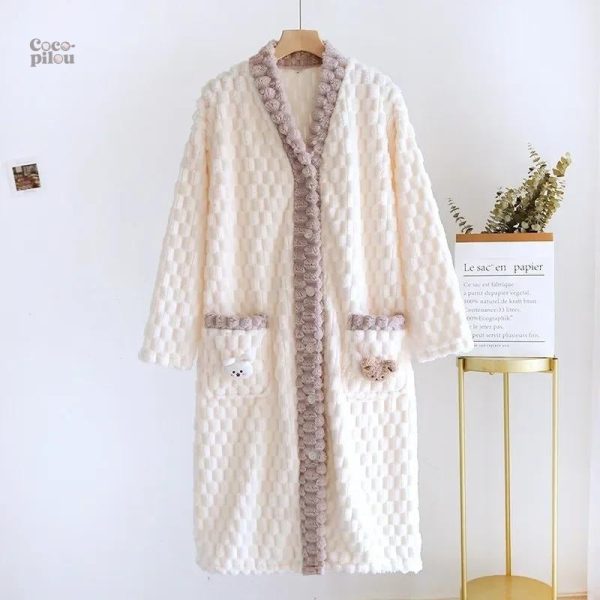 robe-de-chambre-hiver-femme-1 Robe de chambre hiver Pilou Pilou femme