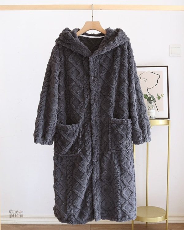robe-de-chambre-homme-hiver-1 Robe de chambre Pilou Pilou homme hiver confortable et chaude