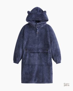 Robe de chambre chaude en laine, style décontracté