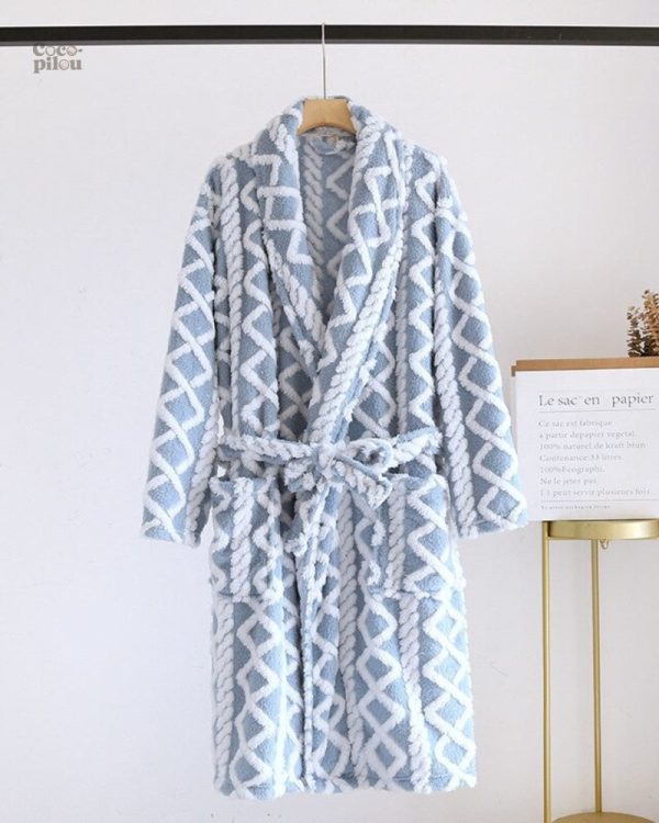 robe-de-chambre-homme-pilou-1 Robe de chambre homme Pilou confortable et doux