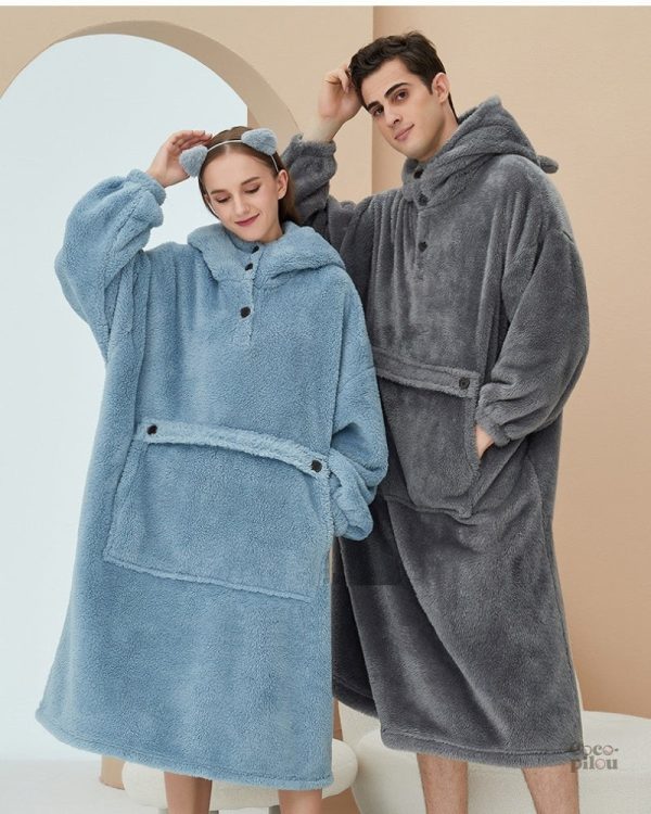 Vêtement d'intérieur homme polaire doux et confortable