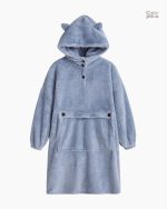 Peignoir homme en polaire style pilou-pilou élégant
