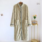 Robe de chambre moumoute femme, douce et confortable