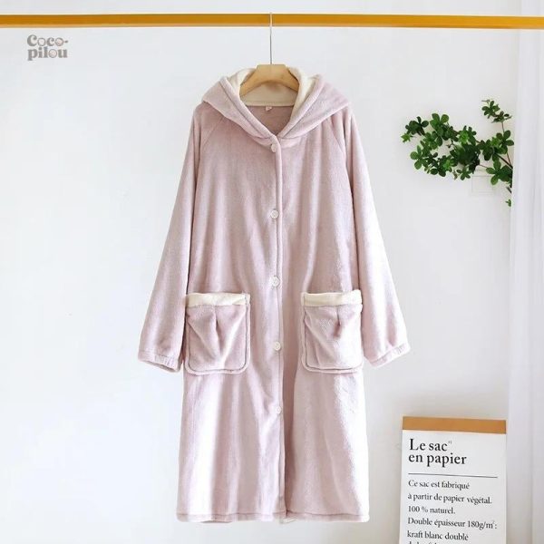 robe-de-chambre-toute-douce-1 Robe de chambre douce Pilou Pilou pour femme