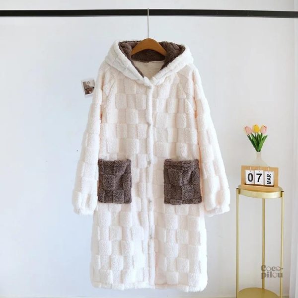 robe-de-chambre-tres-chaude-pour-femme-1 Robe de chambre chaude Pilou Pilou pour femme