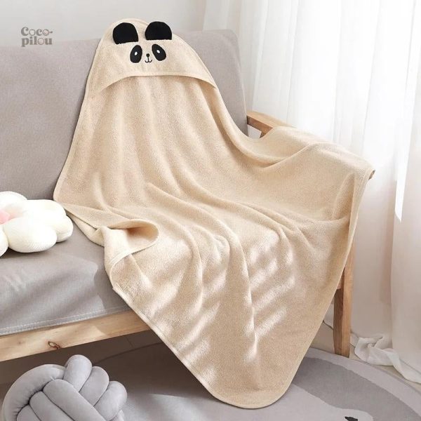 Serviette de bain enfant en matière absorbante