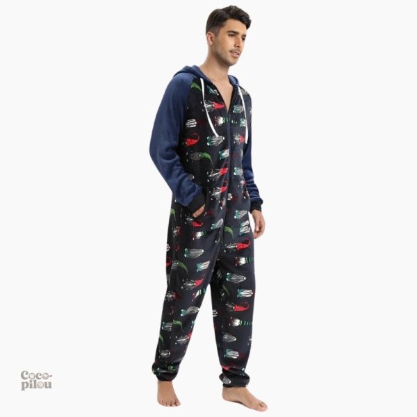 Surpyjama homme en tissu Pilou Pilou agréable au toucher