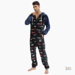Vêtement de nuit homme Pilou Pilou idéal pour l'hiver