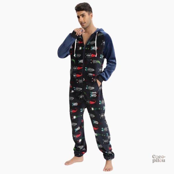 Vêtement de nuit homme Pilou Pilou idéal pour l'hiver