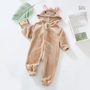 Surpyjama polaire bébé doux et confortable pour les nuits
