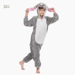 Surpyjama polaire garçon motif lapin, confort douillet