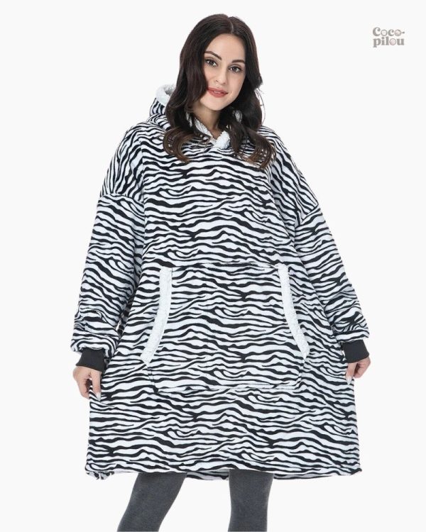 Sweat plaid avec poches pratiques pour un usage quotidien