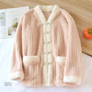 Sweat pyjama rose Pilou Pilou pour femme