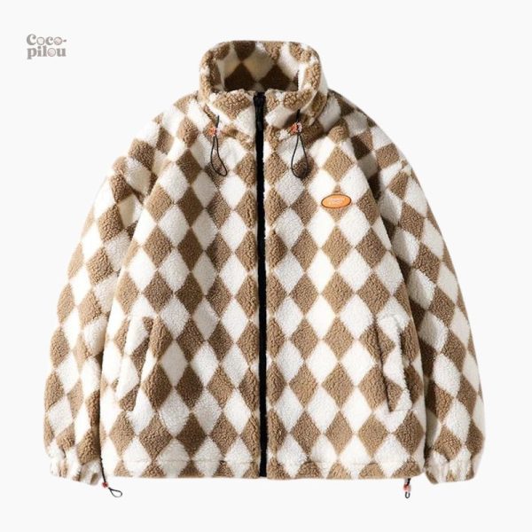 Veste à carreaux femme Pilou Pilou