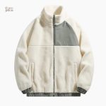 Veste bi matière pour femme, douceur et modernité réunies