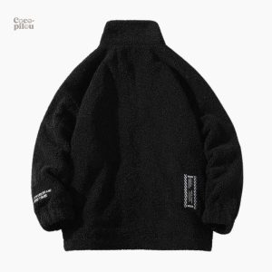 Veste bouclette douce, idéale pour un look décontracté féminin