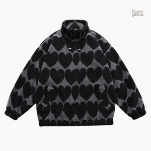 Veste Pilou Pilou femme au design cœur