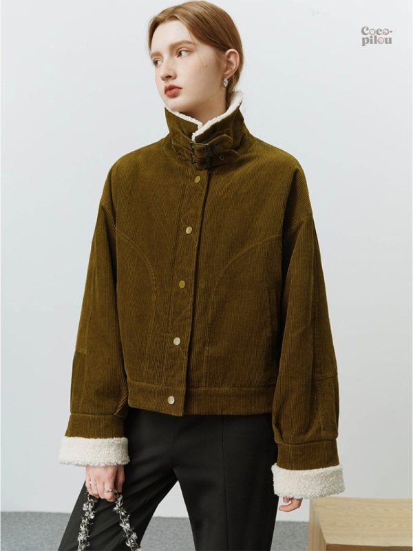 Veste col mouton pour un look stylé