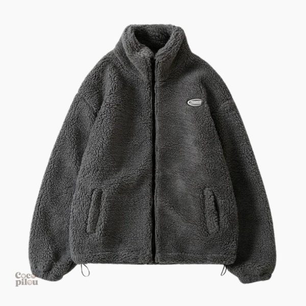 veste-d-interieur-femme-chaude-1 Veste chaude d'intérieur pour femme en pilou pilou