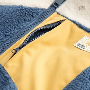 Veste d'intérieur en polaire, style décontracté et chaleureux