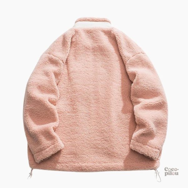 Veste douce et chaude pour femme, tendance mouton Pilou Pilou