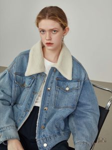 Veste casual en jean pour un look tendance et chaleureux