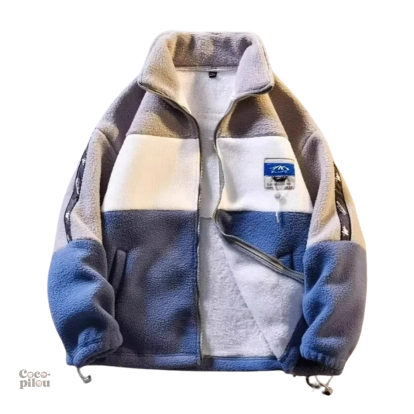 Veste en pilou, style décontracté idéal pour les journées fraîches