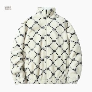 Veste fausse fourrure homme élégante et confortable