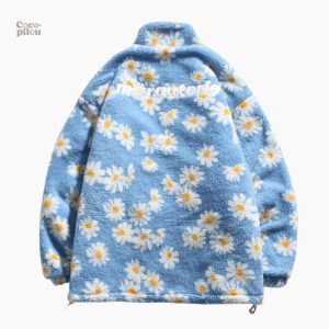 Veste femme à motifs floraux, style Pilou Pilou