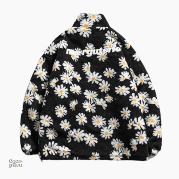 Veste florale pour femme, look moderne et chic