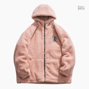 Veste imitation peau de mouton pour homme