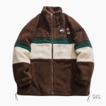 Veste marron moumoute femme, style Pilou Pilou