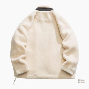 Manteau molletonné féminin, idéal pour les journées fraîches